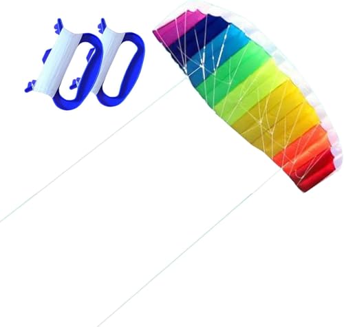 Double Line Stunt Kite Soft Sports Kite mit fliegenden Leinen für Park Outdoor Entertainment Sport von BESSTUUP