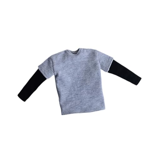 Langärmeliges Sweatshirt im Maßstab 1/6 – Miniatur-Puppenkleidung für 12-Zoll-Ankleidepuppen von BESSTUUP