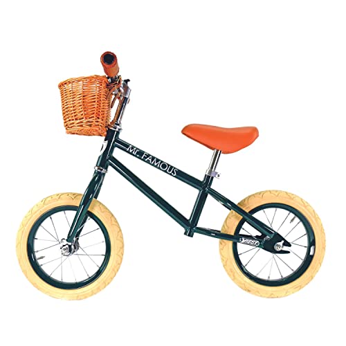 BEST SPORTING Laufrad ab 1 Jahr I Retro Laufrad 12 Zoll I Laufrad Junge mit Körbchen und Klingel I schwarz I hochwertiges Kinderlaufrad mit Luftreifen I Vintage Laufrad Mr. Famous BEST SPORTING Laufrad ab 1 Jahr I Retro Laufrad 12 Zoll I Laufrad Junge mit Körbchen und Klingel I schwarz I hochwertiges Kinderlaufrad mit Luftreifen I Vintage Laufrad Mr. Famous von BEST SPORTING