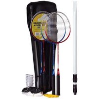 BEST Sporting Badminton Set komplett mit 4 Schlägern Ball Netz 8 Teile von BEST Sport & Freizeit