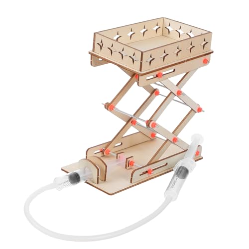 BESTOYARD 1 Satz DIY Hydraulik Lift Holzmodell für Wissenschaftsexperimente für Fördert Kreativität Verständnis von Hydraulikprinzipien BESTOYARD 1 Satz DIY Hydraulik Lift Holzmodell für Wissenschaftsexperimente für Fördert Kreativität Verständnis von Hydraulikprinzipien von BESTOYARD