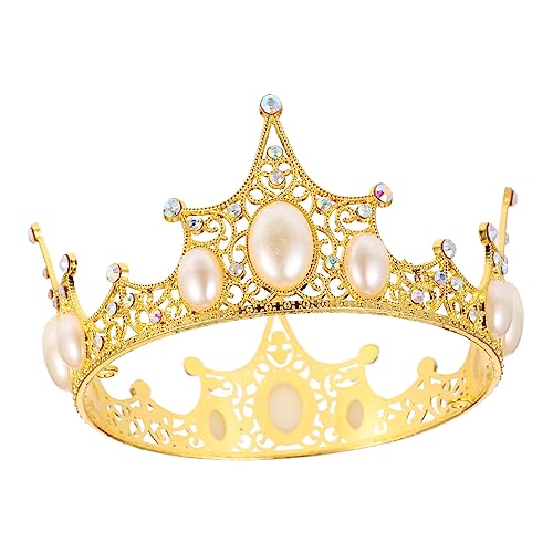 BESTOYARD 1 Stück Perlenkronendekoration vintage dekoration retro dekoration Krone Kuchendekoration Tiara-Kuchendekorationen hochzeitsdeko geburtstagstorte dekoration Kuchen-Krone-Topper BESTOYARD 1 Stück Perlenkronendekoration vintage dekoration retro dekoration Krone Kuchendekoration Tiara-Kuchendekorationen hochzeitsdeko geburtstagstorte dekoration Kuchen-Krone-Topper von BESTOYARD