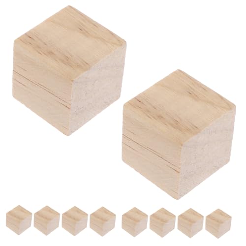BESTOYARD 100 Stück Holzklötzchen Unbehandelte Holzwürfel für Kreative DIY Projekte Lernaktivitäten BAU von Spielstrukturen Quadratisch Sicher Leicht zu Handhaben BESTOYARD 100 Stück Holzklötzchen Unbehandelte Holzwürfel für Kreative DIY Projekte Lernaktivitäten BAU von Spielstrukturen Quadratisch Sicher Leicht zu Handhaben von BESTOYARD