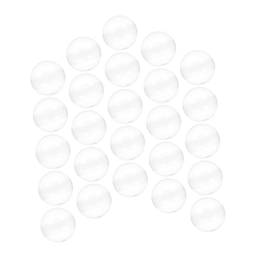 BESTOYARD 100 Stück Runde Durchsichtige Kapseln Befüllbare Plastikkugeln für Verkaufsautomaten Süßigkeiten und Partygeschenke von BESTOYARD