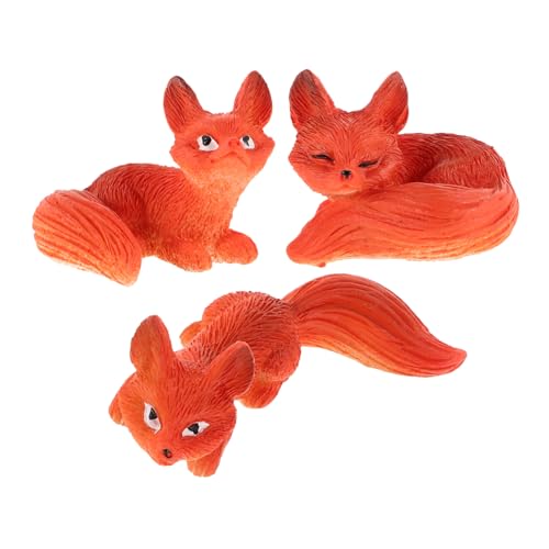 BESTOYARD 3 Stück Fuchs Figuren Resin für Feengärten Terrarien und Mikrolandschaften Kompakte Tier Skulpturen für Innen und Außendekorationen für Gartenliebhaber BESTOYARD 3 Stück Fuchs Figuren Resin für Feengärten Terrarien und Mikrolandschaften Kompakte Tier Skulpturen für Innen und Außendekorationen für Gartenliebhaber von BESTOYARD