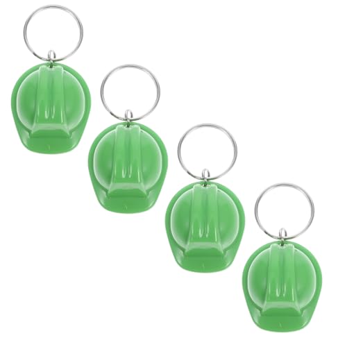 BESTOYARD 4pcs Construction Hat Schlüsselanhänger Mini Helm Key Rings Sicherheitshelme Harthelme Anhänger Charms for Construction Party Gefälligkeiten von BESTOYARD