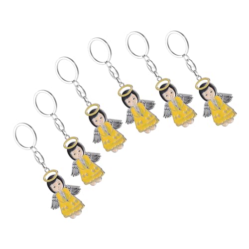 BESTOYARD 6 Stück Teiliges Schlüsselanhänger Niedliche Schutzengel Anhänger für Hochzeiten Taufen Geburtstagsfeiern Robustes Glänzendes Legierungs Material Erinnerungsstücke für Besondere BESTOYARD 6 Stück Teiliges Schlüsselanhänger Niedliche Schutzengel Anhänger für Hochzeiten Taufen Geburtstagsfeiern Robustes Glänzendes Legierungs Material Erinnerungsstücke für Besondere von BESTOYARD