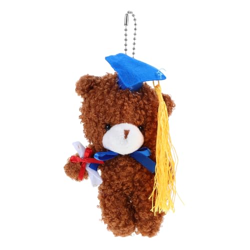 BESTOYARD Abschlussbär Klasse Von 2025 Plüsch Minibär 5 Zoll Grad Kleiner Bär Stofftier 2025 Abschlussgeschenk Talar Mütze Für Schule Kindergarten College Vorschule von BESTOYARD