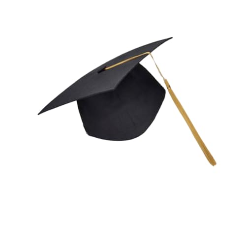BESTOYARD Doktorhut mit Gelben Quasten Abschlusskappe aus Stabilem Karton Leichter Klassischer Erwachsenen Abschlusshut für Bachelor Master Doktor Abschlussfeier und Partydeko BESTOYARD Doktorhut mit Gelben Quasten Abschlusskappe aus Stabilem Karton Leichter Klassischer Erwachsenen Abschlusshut für Bachelor Master Doktor Abschlussfeier und Partydeko von BESTOYARD