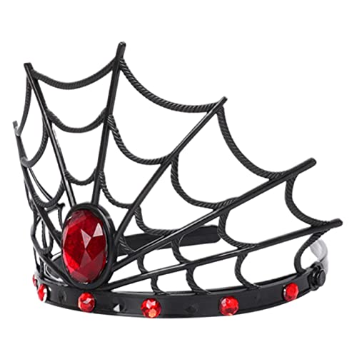 BESTOYARD Halloween Stirnband Frauen Cosplay Crown Halloween Hair Hoop Spider Web Stirnband von BESTOYARD