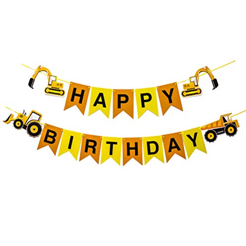 BESTOYARD Happy Birthday Banner Kreative Bagger Decor Geburtstag Banner für Kinder Schule Party Supplies BESTOYARD Happy Birthday Banner Kreative Bagger Decor Geburtstag Banner für Kinder Schule Party Supplies von BESTOYARD