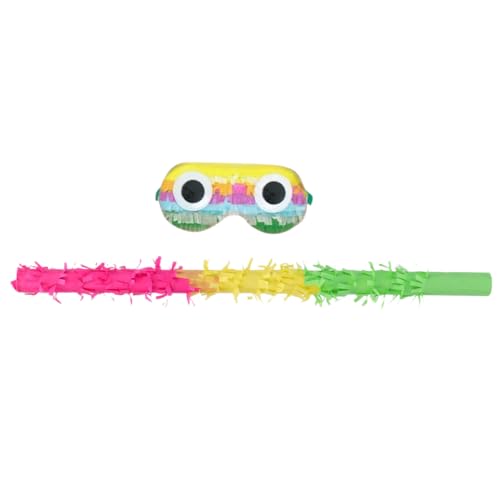 BESTOYARD Pinata Stick und Augenbinde Leicht und Robust für Geburtstagsparty und Kinderfeier Spielerisches Pinata Zubehör für Spannende Fiesta Party Aktionen BESTOYARD Pinata Stick und Augenbinde Leicht und Robust für Geburtstagsparty und Kinderfeier Spielerisches Pinata Zubehör für Spannende Fiesta Party Aktionen von BESTOYARD