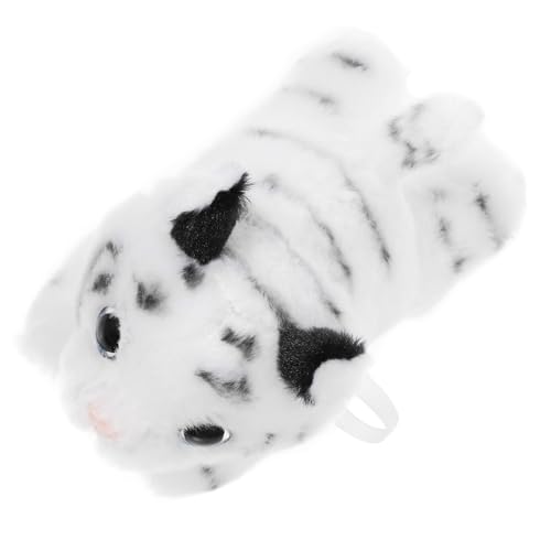 BESTOYARD Stehende Schulter -Tigerpuppe tierkostüme pummeluff Kuscheltier Stitch+Kuscheltier Dekoration Party Partyaccessoire Tigerverzierung Stofftierer Tiger PP Baumwolle von BESTOYARD