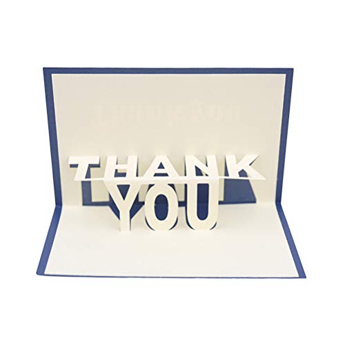 BESTOYARD Thank You 3D Pop-up Handmade Wunsch-Karte Hollow Papercraft BESTOYARD Thank You 3D Pop-up Handmade Wunsch-Karte Hollow Papercraft von BESTOYARD