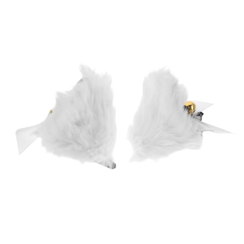 BESTYASH 1 Paar Katzenohren Haarspange Mit Glöckchen Cosplay Plüsch Pelzige Tierohren Haarspange Haarband Für Frauen Halloween Kostüm Cosplay Partykleid BESTYASH 1 Paar Katzenohren Haarspange Mit Glöckchen Cosplay Plüsch Pelzige Tierohren Haarspange Haarband Für Frauen Halloween Kostüm Cosplay Partykleid von BESTYASH