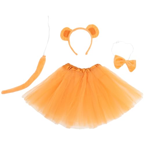 BESTYASH Tier-affenohren-stirnband Tutu-set Und Fliege Für Jungen- Und Mädchenkostüme von BESTYASH