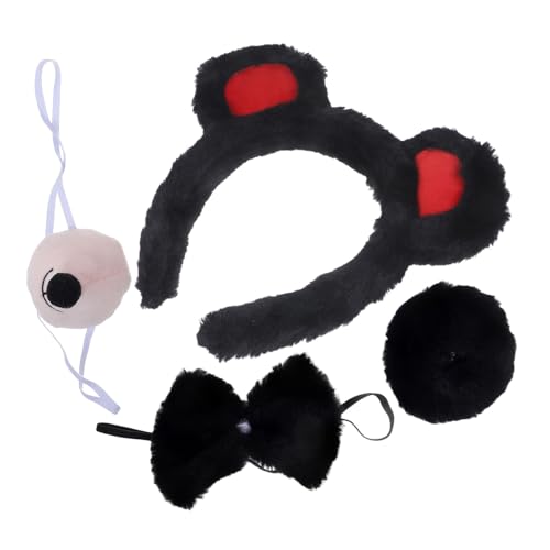 BESTYASH Realistisches Stirnband Mit Bärenohren Gefälschter Nase Und Tierkostüm-requisiten Für Verkleidungsfotografie BESTYASH Realistisches Stirnband Mit Bärenohren Gefälschter Nase Und Tierkostüm-requisiten Für Verkleidungsfotografie von BESTYASH