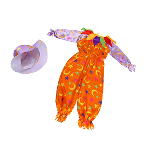 BESTYASH 1 Satz Clown-Anzug Party-Clown-Kostüm lustiges Cosplay-Kostüm Kleider kleidung Partykostüm Lustiges Halloween-Kostüm empfindlich Performance-Kostüm Baumwolle von BESTYASH