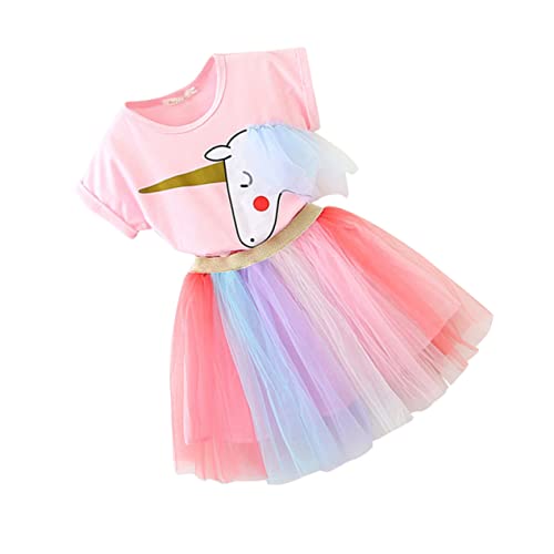 BESTYASH 1 Satz Cosplay-Kleidung karnevalskostüme faschingskostüme fasnachtskostüme kleidung clothes Geburtstagsoutfit für Mädchen Partykostüm Rosa von BESTYASH