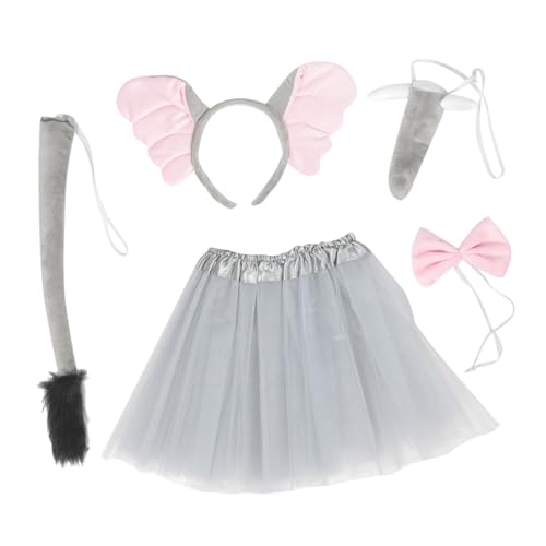 BESTYASH 1 Satz Elefant-stirnband-set Nase Elefanten Ratten-stirnband Elefant Cosplay-zubehör Partydekorationen Elefantennasenschwanz Haarschmuck Für Party Tierkostüm Tierstirnband Stoff BESTYASH 1 Satz Elefant-stirnband-set Nase Elefanten Ratten-stirnband Elefant Cosplay-zubehör Partydekorationen Elefantennasenschwanz Haarschmuck Für Party Tierkostüm Tierstirnband Stoff von BESTYASH