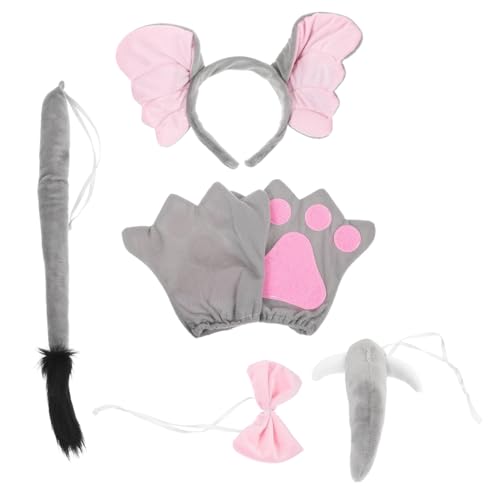 BESTYASH 1 Satz Elefanten-Partykostüm faschingskostüme fashing costume elephant austecherformen ostern Ratte Elefanten-Element-Stirnband Party-Kopfschmuck Stoff Grey BESTYASH 1 Satz Elefanten-Partykostüm faschingskostüme fashing costume elephant austecherformen ostern Ratte Elefanten-Element-Stirnband Party-Kopfschmuck Stoff Grey von BESTYASH