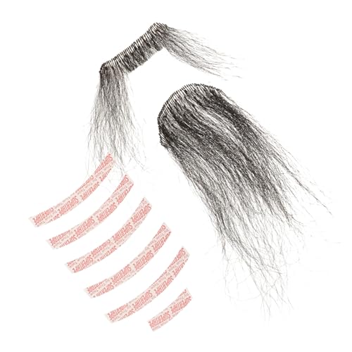 BESTYASH 1 Satz Falscher Bart Nasenhaarschere Bartpflegeset Gefälscht Bart Trimmer Karneval Bart Requisit Künstlicher Bart Cosplay-bart-Requisite Bart- Bart Requisiten Yakhaar Black von BESTYASH