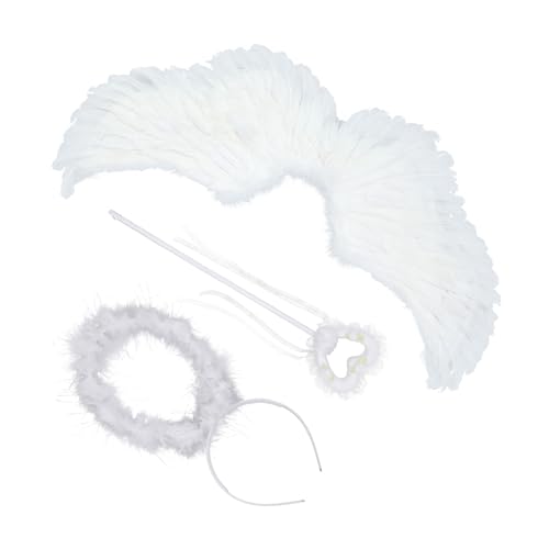 BESTYASH Rollenspiel-engel-kostüm-requisiten – Set Mit Natürlichem Flügel-stirnband – Perfekt Für & Events BESTYASH Rollenspiel-engel-kostüm-requisiten – Set Mit Natürlichem Flügel-stirnband – Perfekt Für & Events von BESTYASH