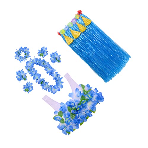 BESTYASH 1satz Hawaiianisches Kostümset Mit Blumenkranz Und Grasrock Für Partys Teiliges Für Damen Für Tropische Feiern Hochzeiten Und Luau-veranstaltungen BESTYASH 1satz Hawaiianisches Kostümset Mit Blumenkranz Und Grasrock Für Partys Teiliges Für Damen Für Tropische Feiern Hochzeiten Und Luau-veranstaltungen von BESTYASH
