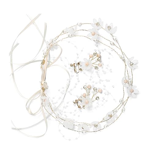 BESTYASH 1 Satz Haarband für Braut Haarschmuck mit Handgefertigten und Perlen für Hochzeiten und Partys Perfektes Accessoire für Fotografie und Feiern von BESTYASH
