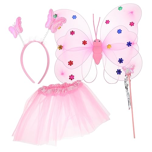 BESTYASH Feenflügel-kostüm Tutu-rock Engelskleid Foto-requisiten Für Partys Bühnen-cosplay von BESTYASH