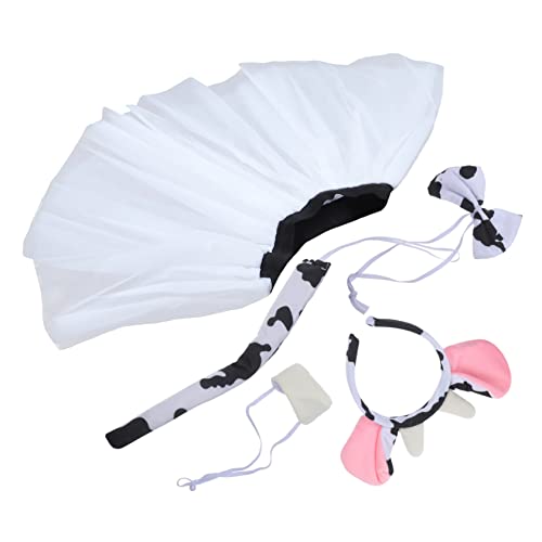 BESTYASH Halloween-kuh-cosplay-set Tierohren Stirnband Für Jungen Und Mädchen Partyzubehör 1 Set von BESTYASH