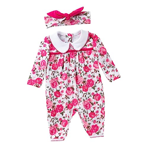 BESTYASH 1 Satz Overall Mit Langen Ärmeln Neugeborenes Fotoshooting-outfits Für Neugeborene Mädchen Süßes Neugeborenen-outfit Kostüm Requisiten Für Die Neugeborenenfotografie Baumwolle von BESTYASH