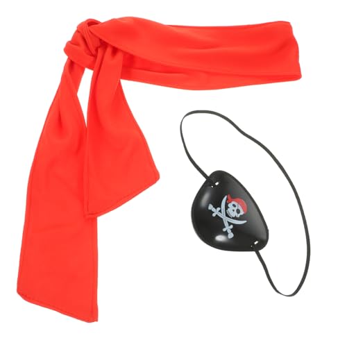 BESTYASH 1 Satz Piratenkostüm mit Augenmaske und Kopftuch Teiliges Cosplay Zubehör für Partys und Maskeraden Robuste und Langlebige Piraten Deko für Verkleidungen und Foto Requisiten BESTYASH 1 Satz Piratenkostüm mit Augenmaske und Kopftuch Teiliges Cosplay Zubehör für Partys und Maskeraden Robuste und Langlebige Piraten Deko für Verkleidungen und Foto Requisiten von BESTYASH