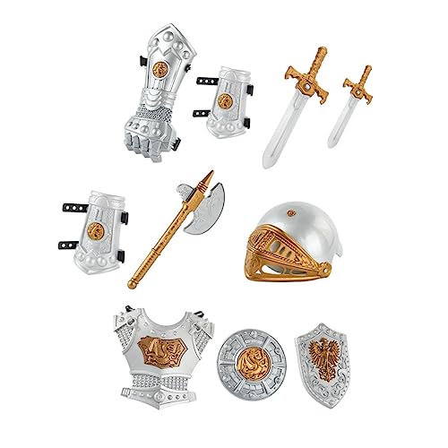 BESTYASH 1 Satz Ritter Anzug Junge Reiterkleidung Outfits Klein Schwerter Rüstungskostüm Schwertkostüm Cosplay-rüstung Party Rüstung Für Jugendritterkostüm Kostüm Für Plastik von BESTYASH