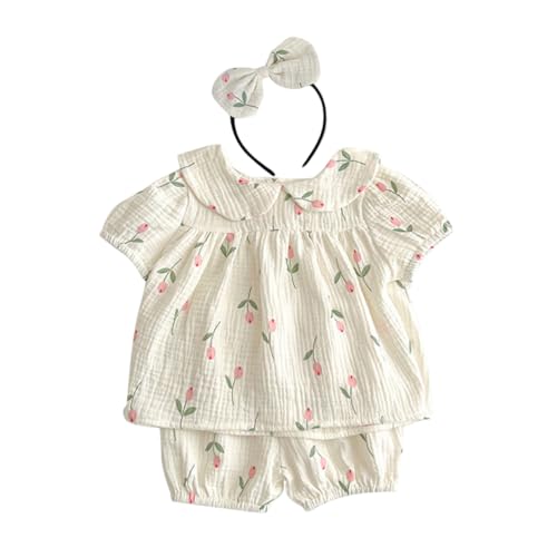 BESTYASH Baby-mädchen-outfits Outfit-set Kleinkinder Weiche Baumwollkleidung Modisches Design Für Fotos von BESTYASH