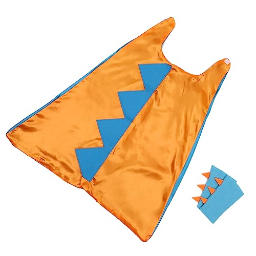 BESTYASH 1 Satz Umhang für Kinderkostüme Masquerade Kostüm Roben CAPES halloween costume halloween kleidung Mädchen Halloween Kostüm Kinderpartykostüm Tuch Orange von BESTYASH