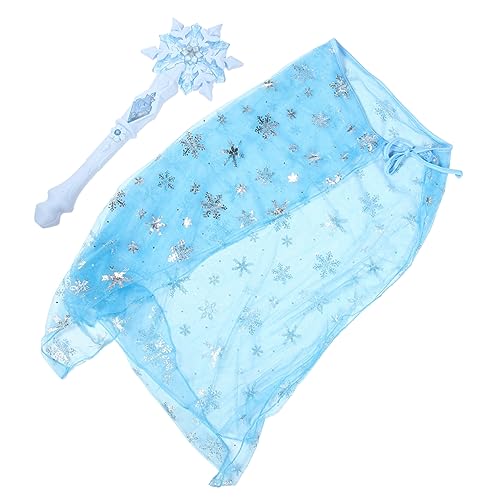 BESTYASH 1 Satz Zauberstab Jogginghose keuchen Kostüme Besonders Mädchen Fee kinderkleider kinderkleidung Kinderkommode spielzeuge Glühstab leuchtende Stöcke Stoff Blue von BESTYASH