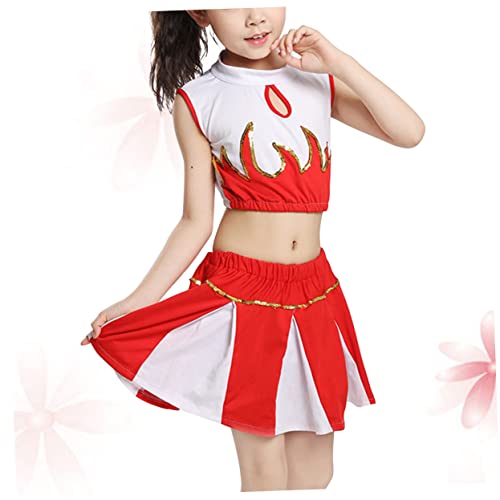 BESTYASH 1 Satz tanzende Kleidung Party Cheerleader-Outfit für Sport-Cheerleader-Outfits verkleidung faschingskostüme Performance-Kleidung Cheerleader-Uniform rot BESTYASH 1 Satz tanzende Kleidung Party Cheerleader-Outfit für Sport-Cheerleader-Outfits verkleidung faschingskostüme Performance-Kleidung Cheerleader-Uniform rot von BESTYASH