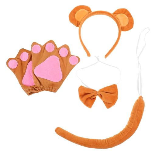 BESTYASH Affenohren-stirnbänder-set Kostüm-requisiten Für Halloween Geburtstag Und Bühne von BESTYASH