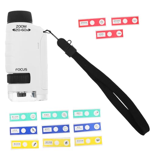 BESTYASH 1 Set Mikroskop Tragbares Kindermikroskop Handheld-minimikroskop Outdoor-lernen Erkunden Wissenschaftsset Mit Schiebereglern Für Kinder von BESTYASH