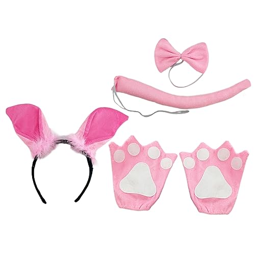 BESTYASH 1 Set Schweinchen Kopfschmuck Stirnband Schleife Für Tierkostüm Karneval Kostüm Zubehör Kleid Kostümzubehör Kostümzubehör Tier Cosplay Kostüm Kit Rosa Stoff BESTYASH 1 Set Schweinchen Kopfschmuck Stirnband Schleife Für Tierkostüm Karneval Kostüm Zubehör Kleid Kostümzubehör Kostümzubehör Tier Cosplay Kostüm Kit Rosa Stoff von BESTYASH