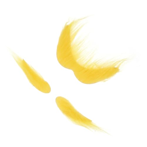 BESTYASH 1 Set Selbstklebender Gelber Schnurrbart Und Augenbrauen Künstlicher Bart Für Opa Kostü Halloween Und Partyzubehör Lustige Verkleidung Für Karneval Und Fasching BESTYASH 1 Set Selbstklebender Gelber Schnurrbart Und Augenbrauen Künstlicher Bart Für Opa Kostü Halloween Und Partyzubehör Lustige Verkleidung Für Karneval Und Fasching von BESTYASH