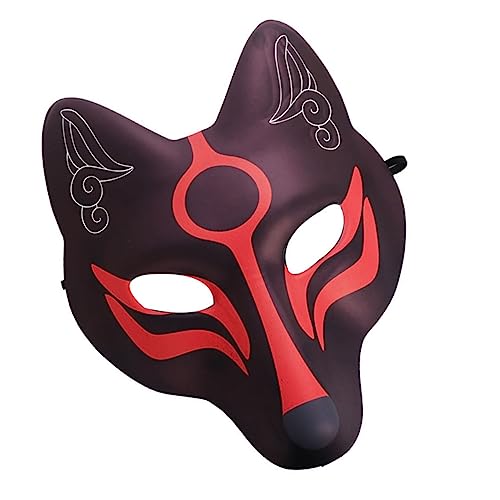 BESTYASH 1 Stück Fuchs Maske Cosplay dekorativ Gesicht Maskerade für Männer Rave Kostüm halloween masken halloweenmaske mancaped Verkleidung urlaub dekorative maske kreative Maske Eva Black BESTYASH 1 Stück Fuchs Maske Cosplay dekorativ Gesicht Maskerade für Männer Rave Kostüm halloween masken halloweenmaske mancaped Verkleidung urlaub dekorative maske kreative Maske Eva Black von BESTYASH