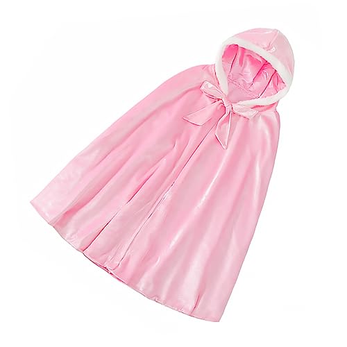 BESTYASH 1 Stück Umhang Für Cosplay-Mantel Partymantel Kinderkostüm Umhang Rosa Baumwolle BESTYASH 1 Stück Umhang Für Cosplay-Mantel Partymantel Kinderkostüm Umhang Rosa Baumwolle von BESTYASH