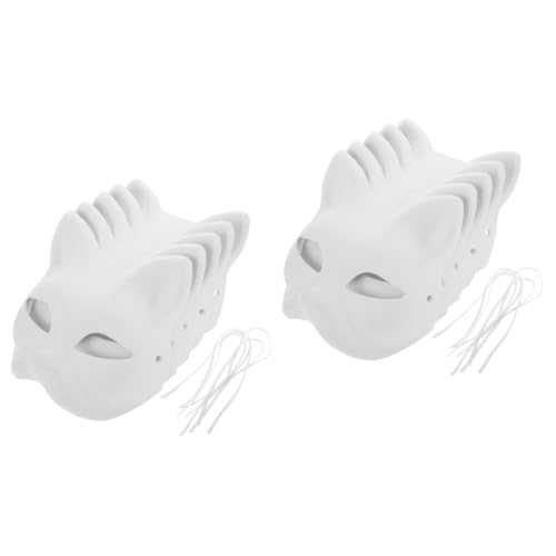 BESTYASH 10 Stk Halloween-Maske halloween masken halloweenmaske halloween gesichtsmaske tiermasken tier masken leere Fuchsmasken Weiße Papiermaske mit Katze Party-Maske katze gesichtsmaske BESTYASH 10 Stk Halloween-Maske halloween masken halloweenmaske halloween gesichtsmaske tiermasken tier masken leere Fuchsmasken Weiße Papiermaske mit Katze Party-Maske katze gesichtsmaske von BESTYASH