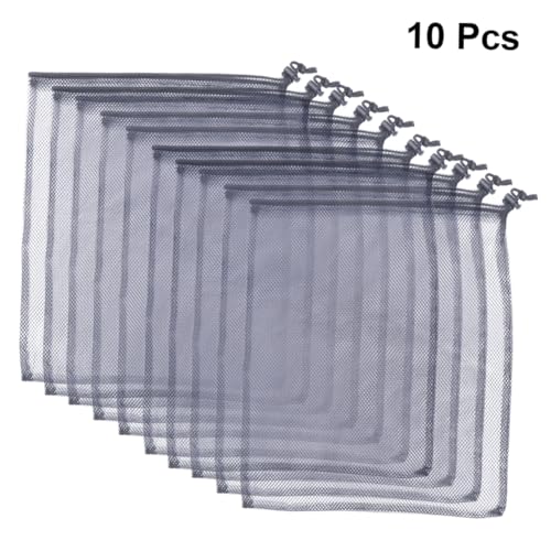 BESTYASH 10 Stk Teiliges Mesh Aufbewahrungsbeutel für Badeutensilien Tragbare Langlebige Netzbeutel mit Schnelltrocknend für Reise Schwimmbad Camping und Strandgebrauch BESTYASH 10 Stk Teiliges Mesh Aufbewahrungsbeutel für Badeutensilien Tragbare Langlebige Netzbeutel mit Schnelltrocknend für Reise Schwimmbad Camping und Strandgebrauch von BESTYASH