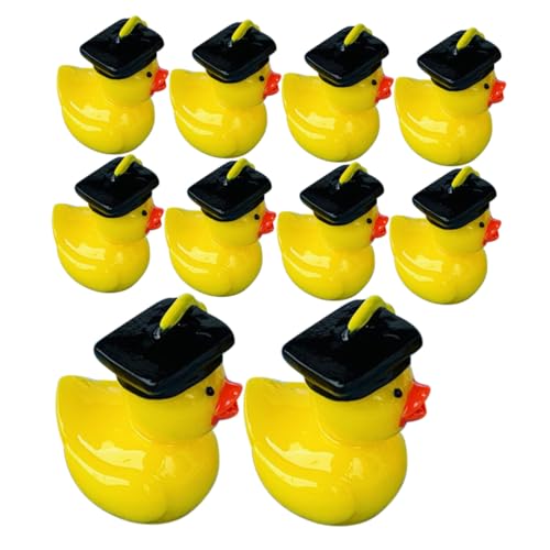 BESTYASH 10 Stück Abschlusshut Duckling Ornamente Miniatur-puppenhauszubehör Mini-puppenhauszubehör Süße Minidinger Abschlussente Kleine Figuren Mini-Dinge Yellow Harz BESTYASH 10 Stück Abschlusshut Duckling Ornamente Miniatur-puppenhauszubehör Mini-puppenhauszubehör Süße Minidinger Abschlussente Kleine Figuren Mini-Dinge Yellow Harz von BESTYASH