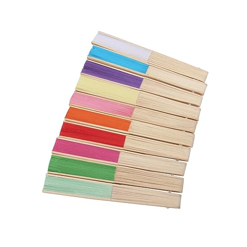BESTYASH 10 Stück DIY Faltfächer Farben Chinesischer Papierfächer für Kreative Gestaltung Hochzeit Party und Deko für Malen und Basteln BESTYASH 10 Stück DIY Faltfächer Farben Chinesischer Papierfächer für Kreative Gestaltung Hochzeit Party und Deko für Malen und Basteln von BESTYASH