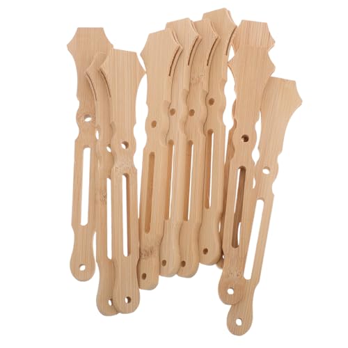 BESTYASH 10 Stück Fächergriffe Diy Handfächer Bastelbedarf für Hochzeiten und Feste Sticks für Handgemachte Fächer und Dekorationen von BESTYASH