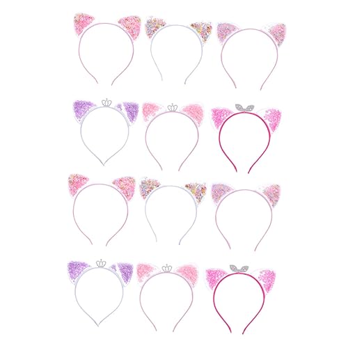 BESTYASH 12 Stück Katzenohren Haarreif Niedliche Haarschmuck Accessoires für Geburtstagsfeiern Halloween und Leicht und Bequem BESTYASH 12 Stück Katzenohren Haarreif Niedliche Haarschmuck Accessoires für Geburtstagsfeiern Halloween und Leicht und Bequem von BESTYASH